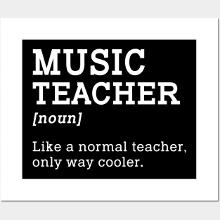 Music Teacher Back To School Posters and Art